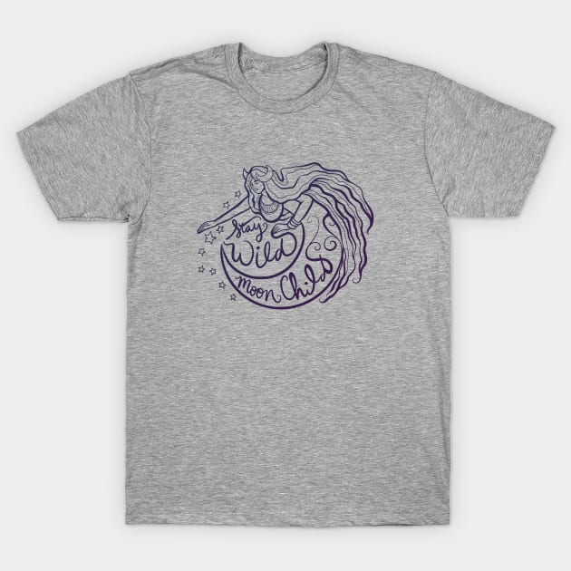 Stay Wild MoonChild T-Shirt by bubbsnugg